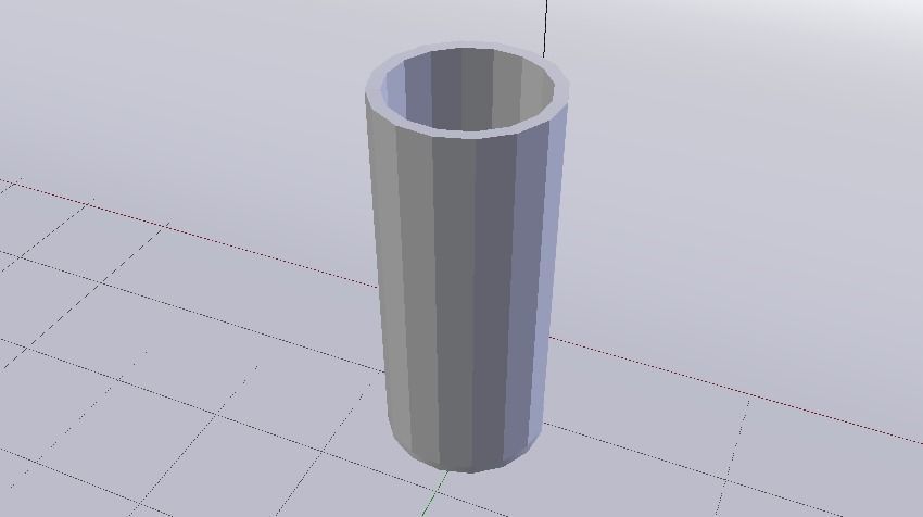 Glass 014 Low-poly 3D model_12