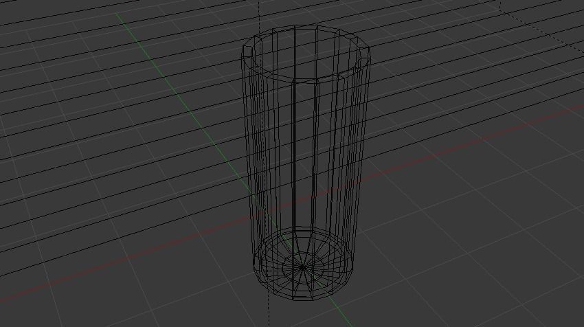 Glass 014 Low-poly 3D model_16