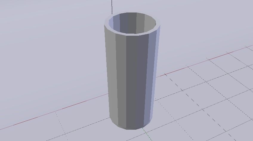 Glass 014 Low-poly 3D model_11