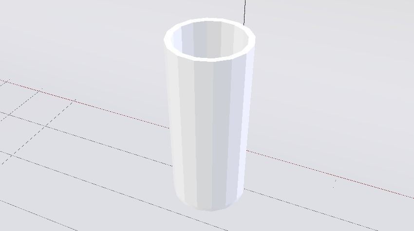 Glass 014 Low-poly 3D model_7