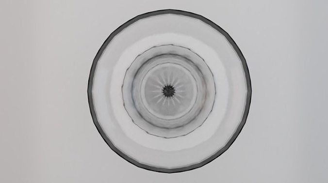 Glass 015 Low-poly 3D model 4