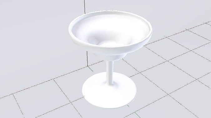 Glass 015 Low-poly 3D model 7
