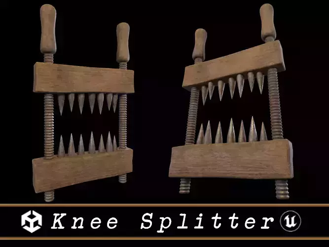 Knee Splitter Low-poly 3D model