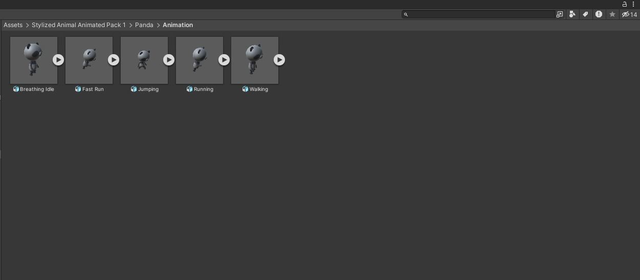 Stylized Panda Animated v001 Low-poly 3D model_9