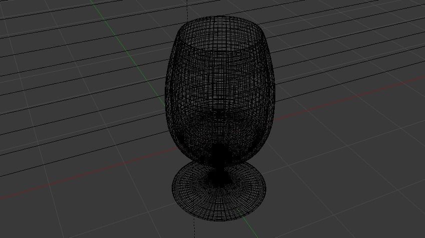 Glass 016 Low-poly 3D model_16