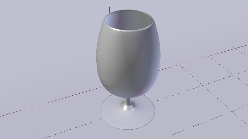 Glass 016 Low-poly 3D model_11