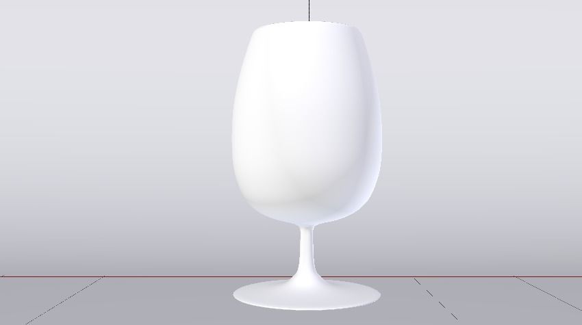 Glass 016 Low-poly 3D model_5