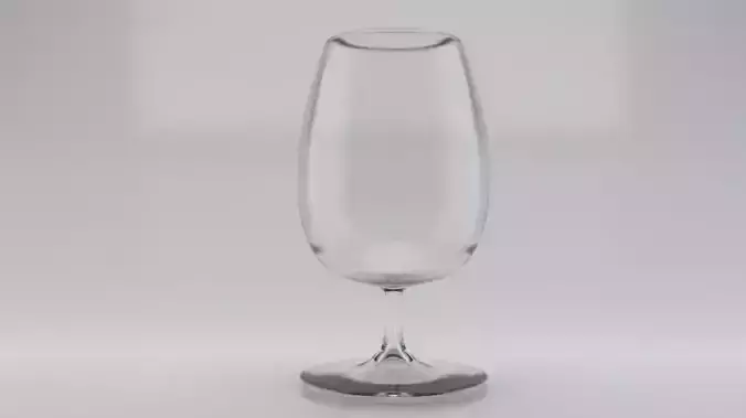 Glass 016 Low-poly 3D model
