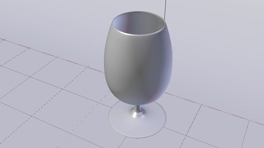 Glass 016 Low-poly 3D model_12