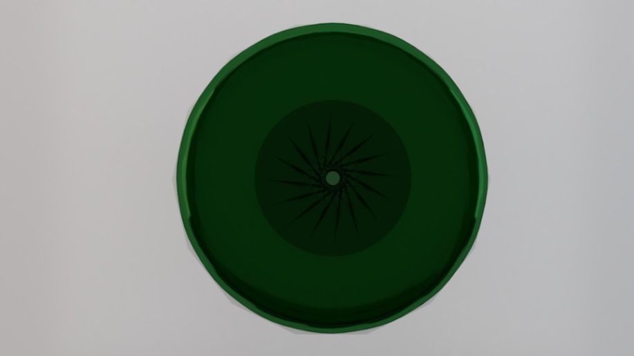 Bottle of Wine 01 Low-poly 3D model_4