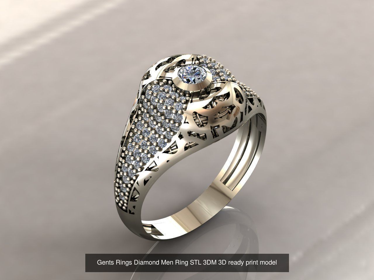 35 Files - STL 3DM Model Gent Ring Gents Ring 3D print model 3D 3D Model Collection_35