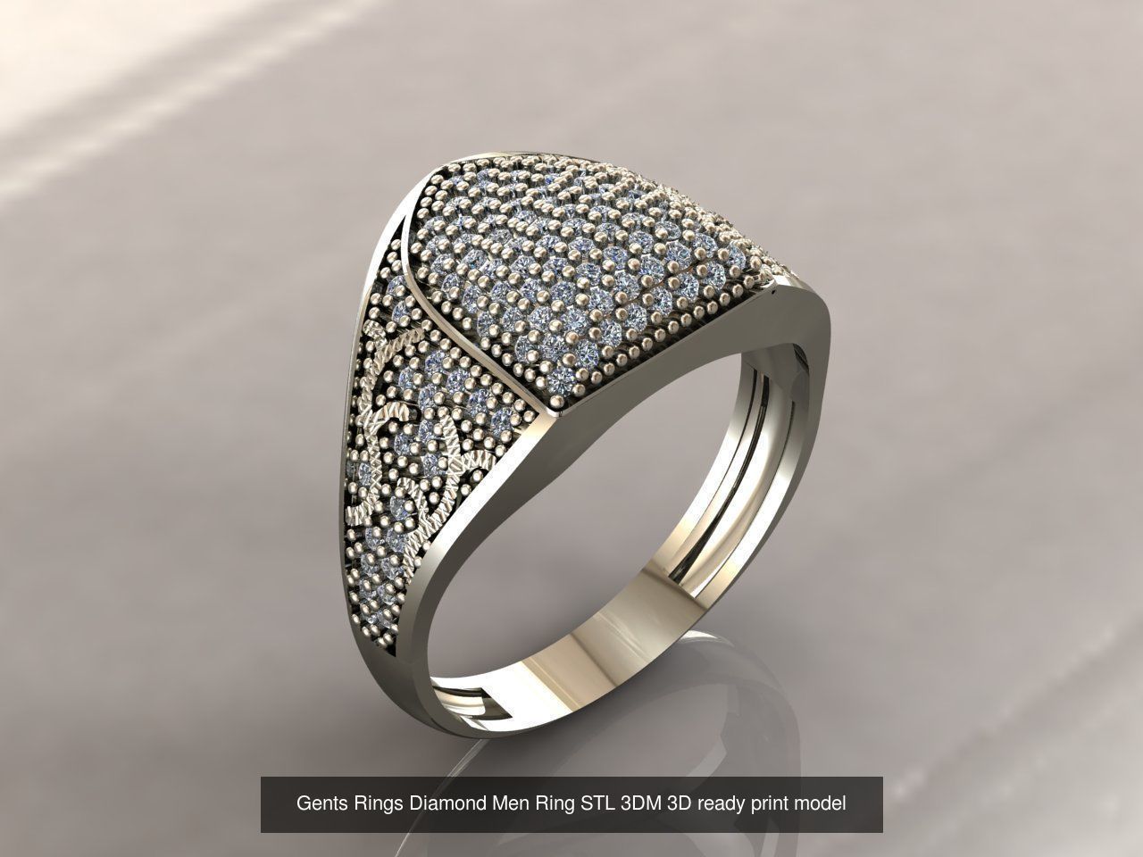 35 Files - STL 3DM Model Gent Ring Gents Ring 3D print model 3D 3D Model Collection_8