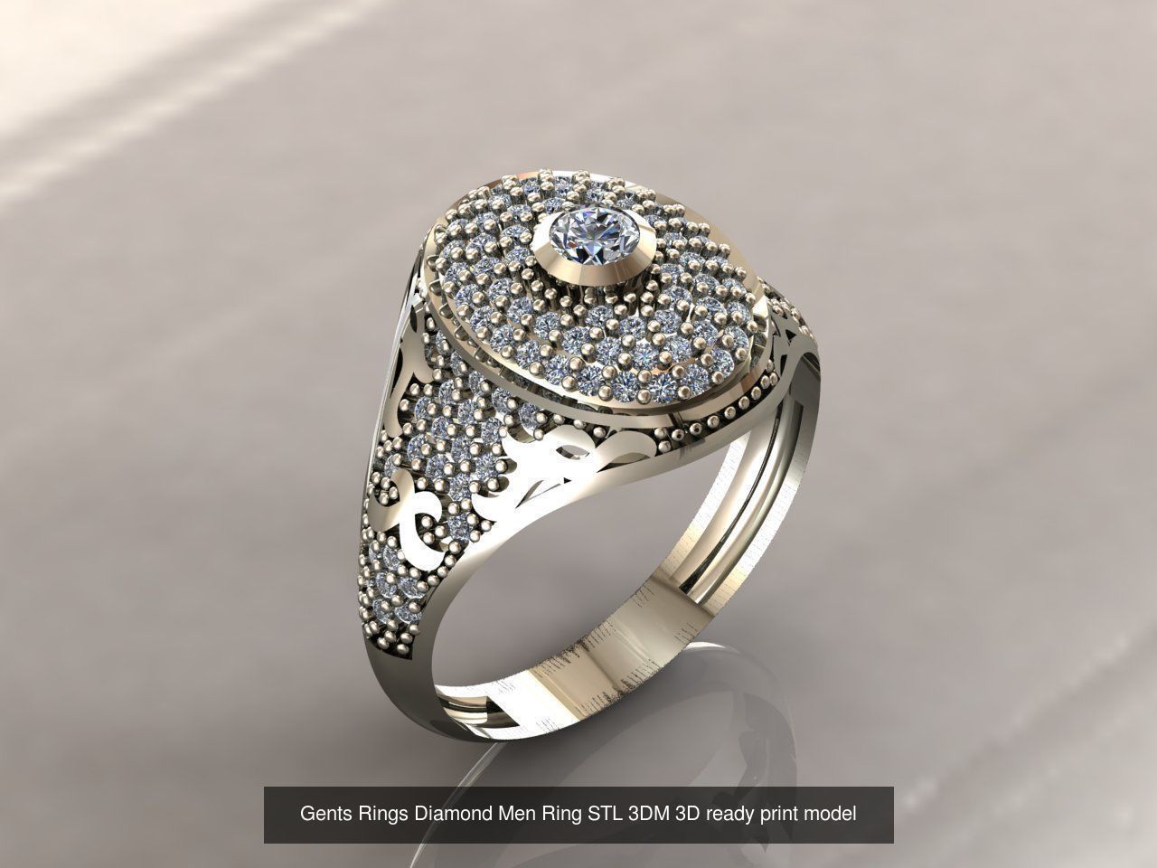 35 Files - STL 3DM Model Gent Ring Gents Ring 3D print model 3D 3D Model Collection_40