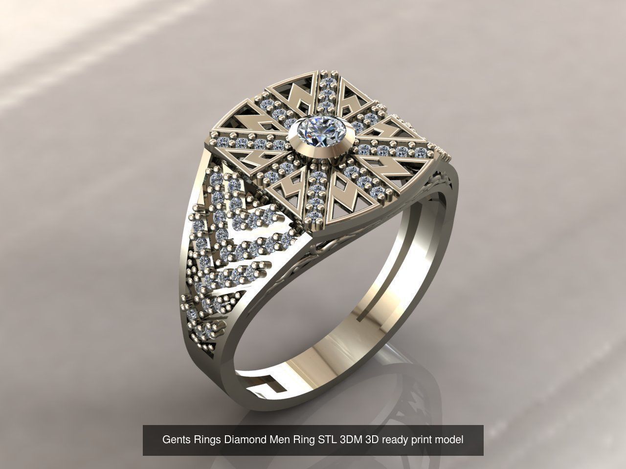 35 Files - STL 3DM Model Gent Ring Gents Ring 3D print model 3D 3D Model Collection_36