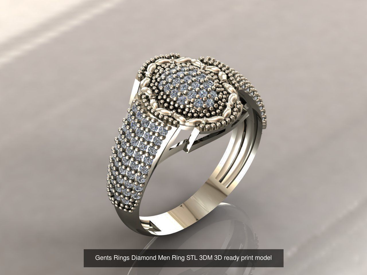 35 Files - STL 3DM Model Gent Ring Gents Ring 3D print model 3D 3D Model Collection_30