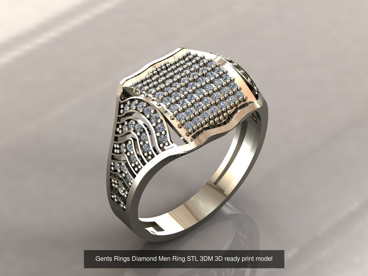 35 Files - STL 3DM Model Gent Ring Gents Ring 3D print model 3D 3D Model Collection_12