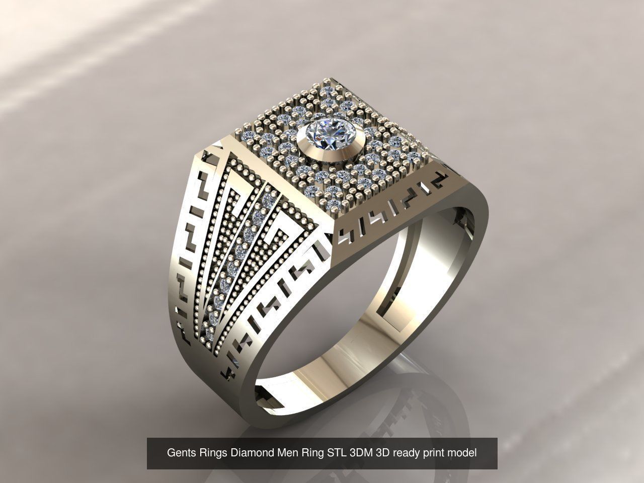 35 Files - STL 3DM Model Gent Ring Gents Ring 3D print model 3D 3D Model Collection_38