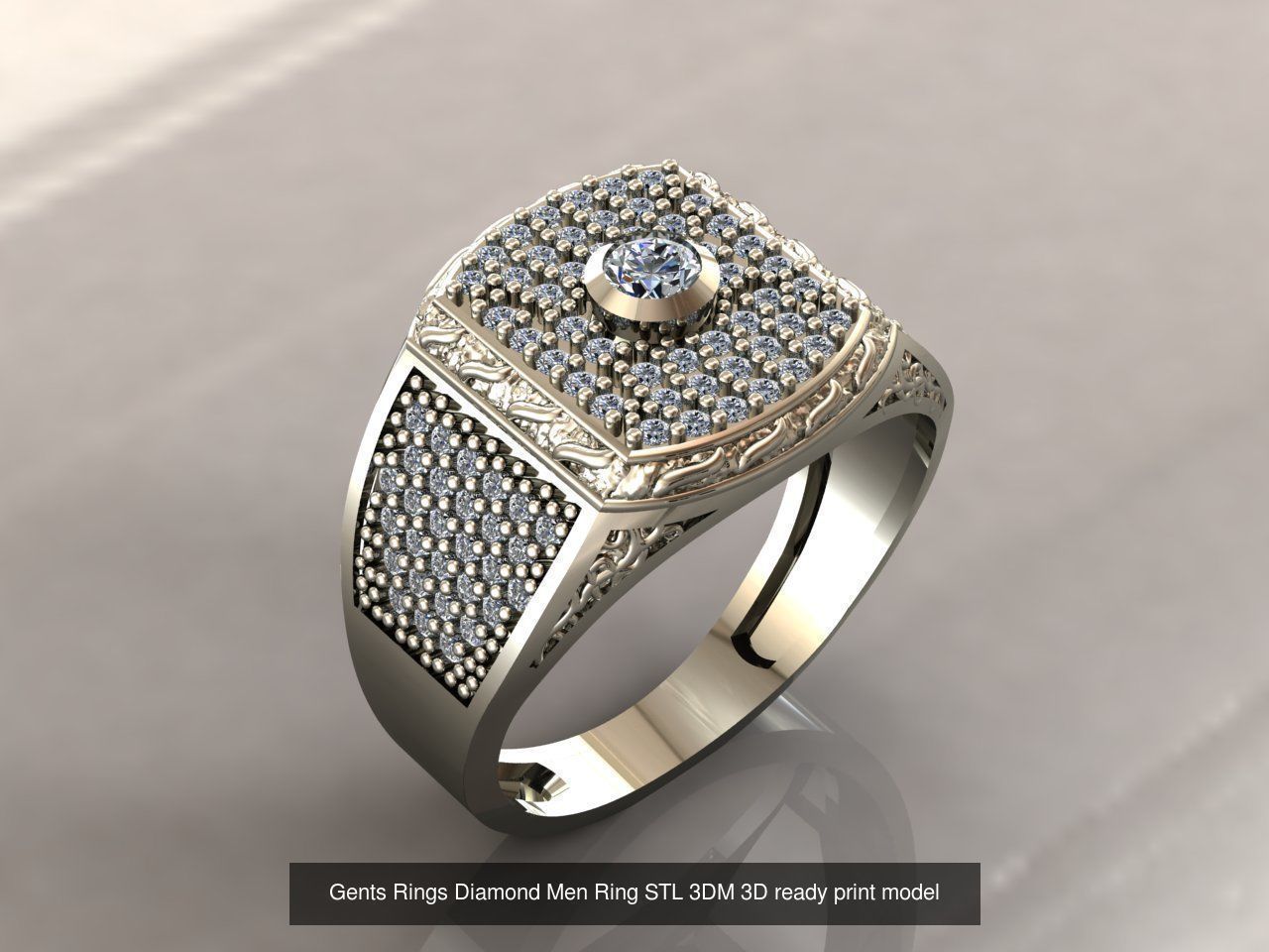 35 Files - STL 3DM Model Gent Ring Gents Ring 3D print model 3D 3D Model Collection_6