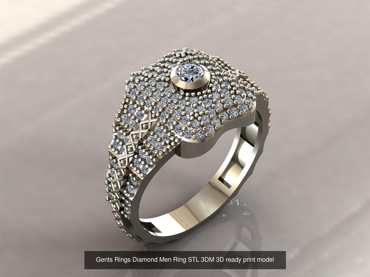 35 Files - STL 3DM Model Gent Ring Gents Ring 3D print model 3D 3D Model Collection_26