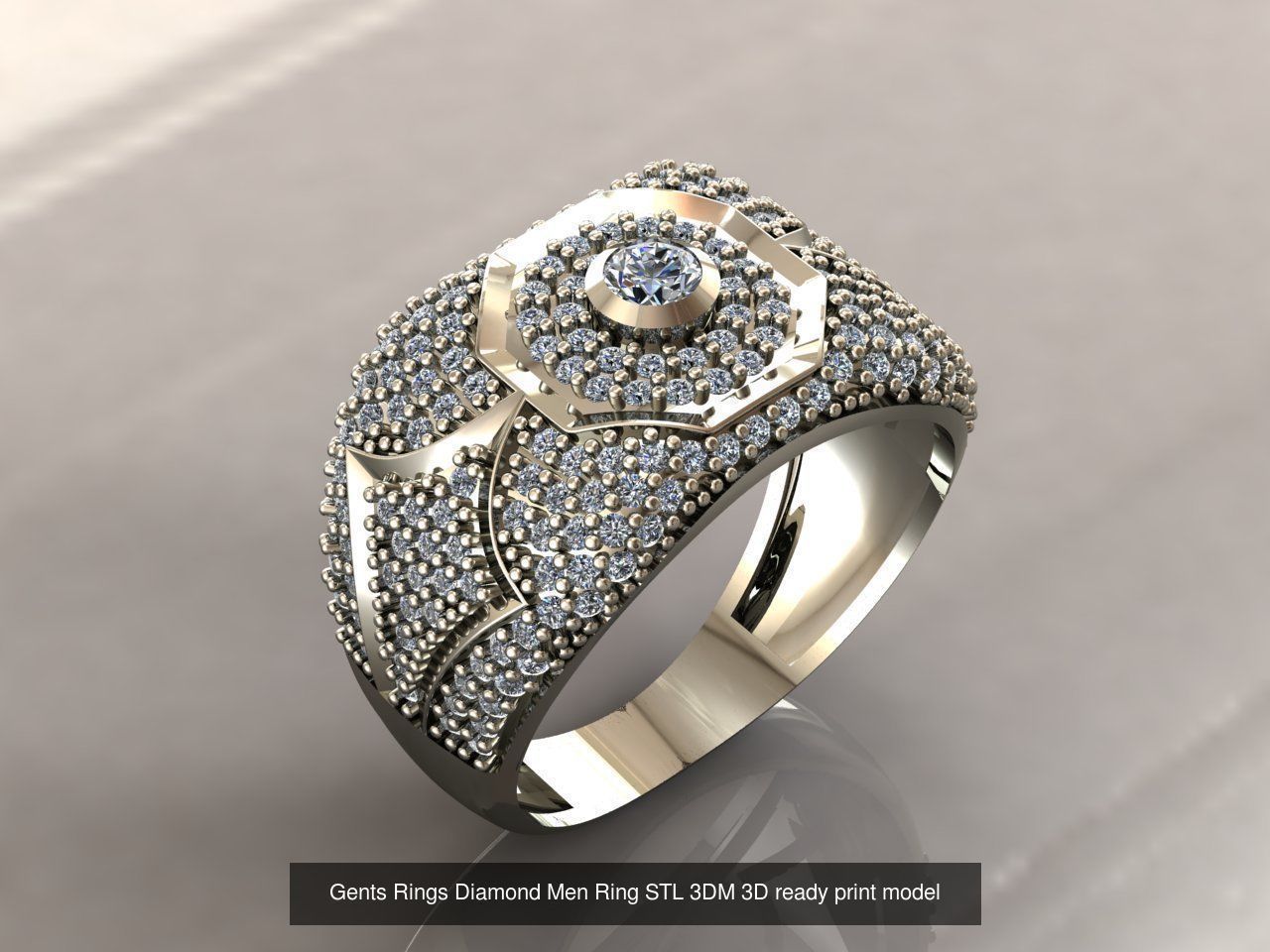 35 Files - STL 3DM Model Gent Ring Gents Ring 3D print model 3D 3D Model Collection_19