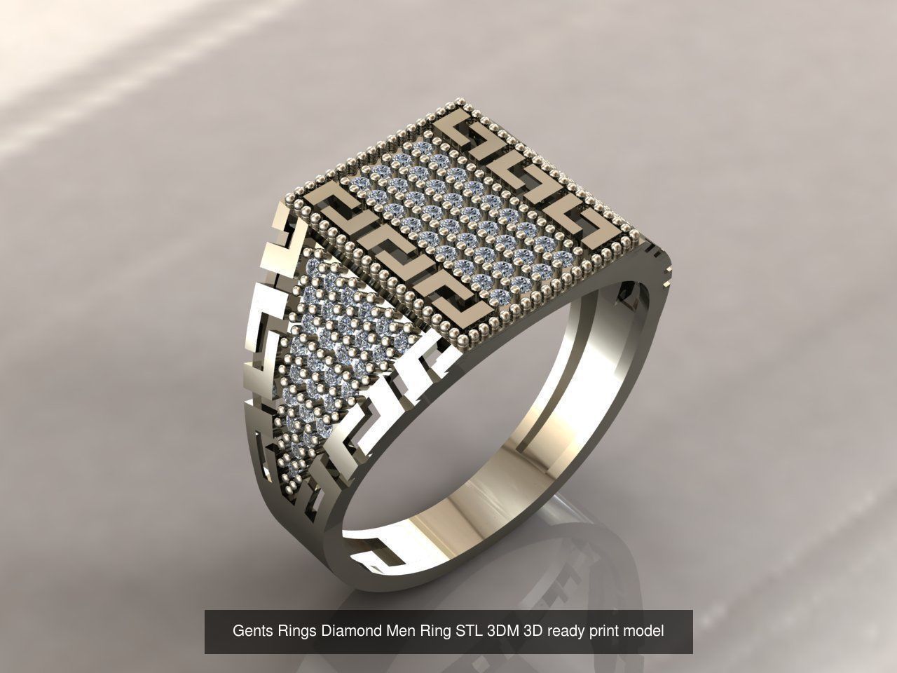 35 Files - STL 3DM Model Gent Ring Gents Ring 3D print model 3D 3D Model Collection_13