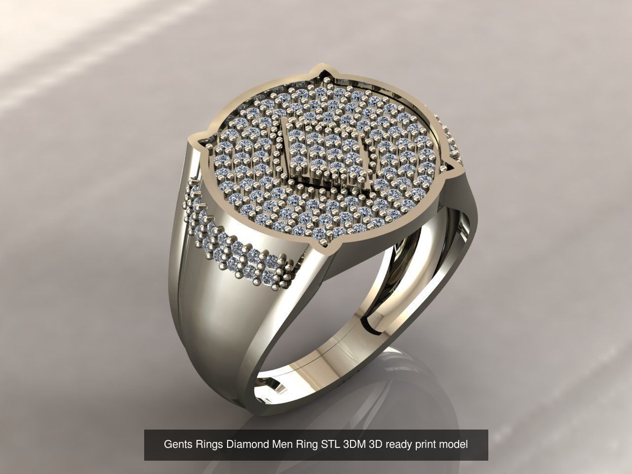 35 Files - STL 3DM Model Gent Ring Gents Ring 3D print model 3D 3D Model Collection_24