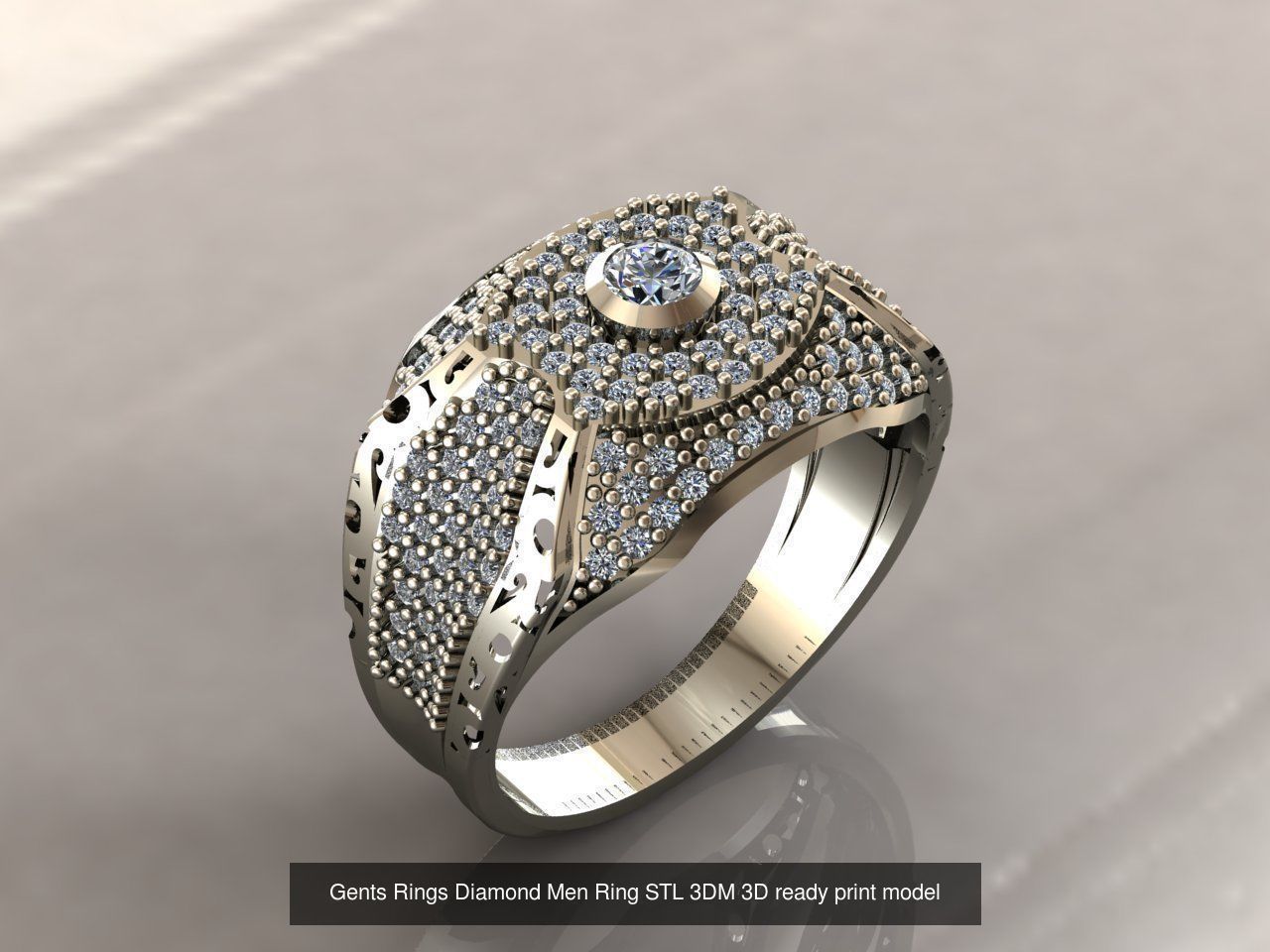 35 Files - STL 3DM Model Gent Ring Gents Ring 3D print model 3D 3D Model Collection_21