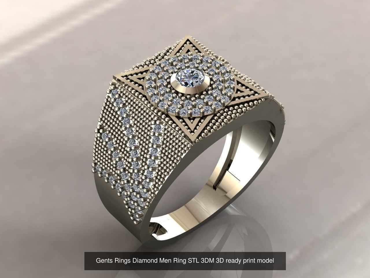 35 Files - STL 3DM Model Gent Ring Gents Ring 3D print model 3D 3D Model Collection_22