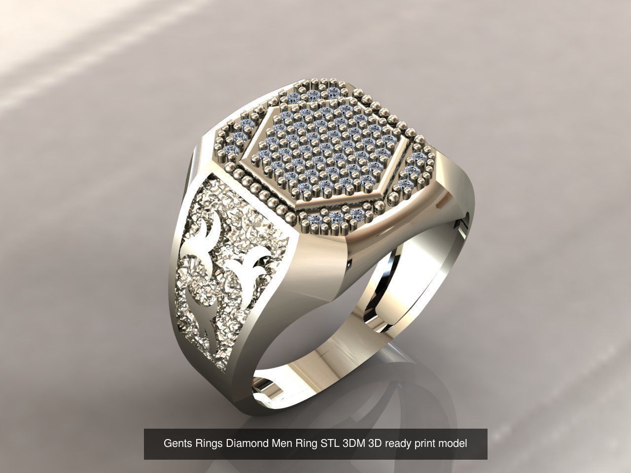 35 Files - STL 3DM Model Gent Ring Gents Ring 3D print model 3D 3D Model Collection_37