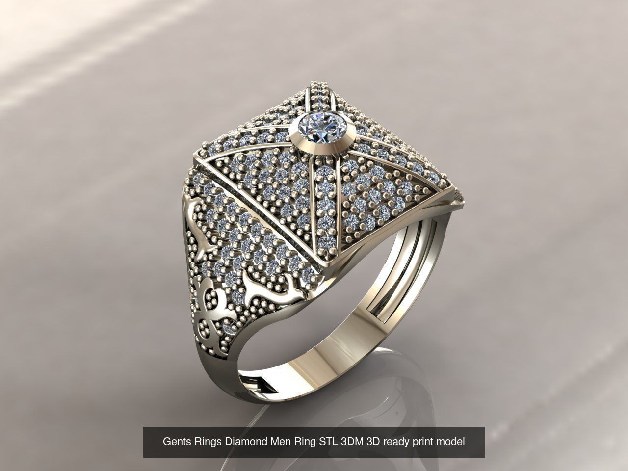 35 Files - STL 3DM Model Gent Ring Gents Ring 3D print model 3D 3D Model Collection_15