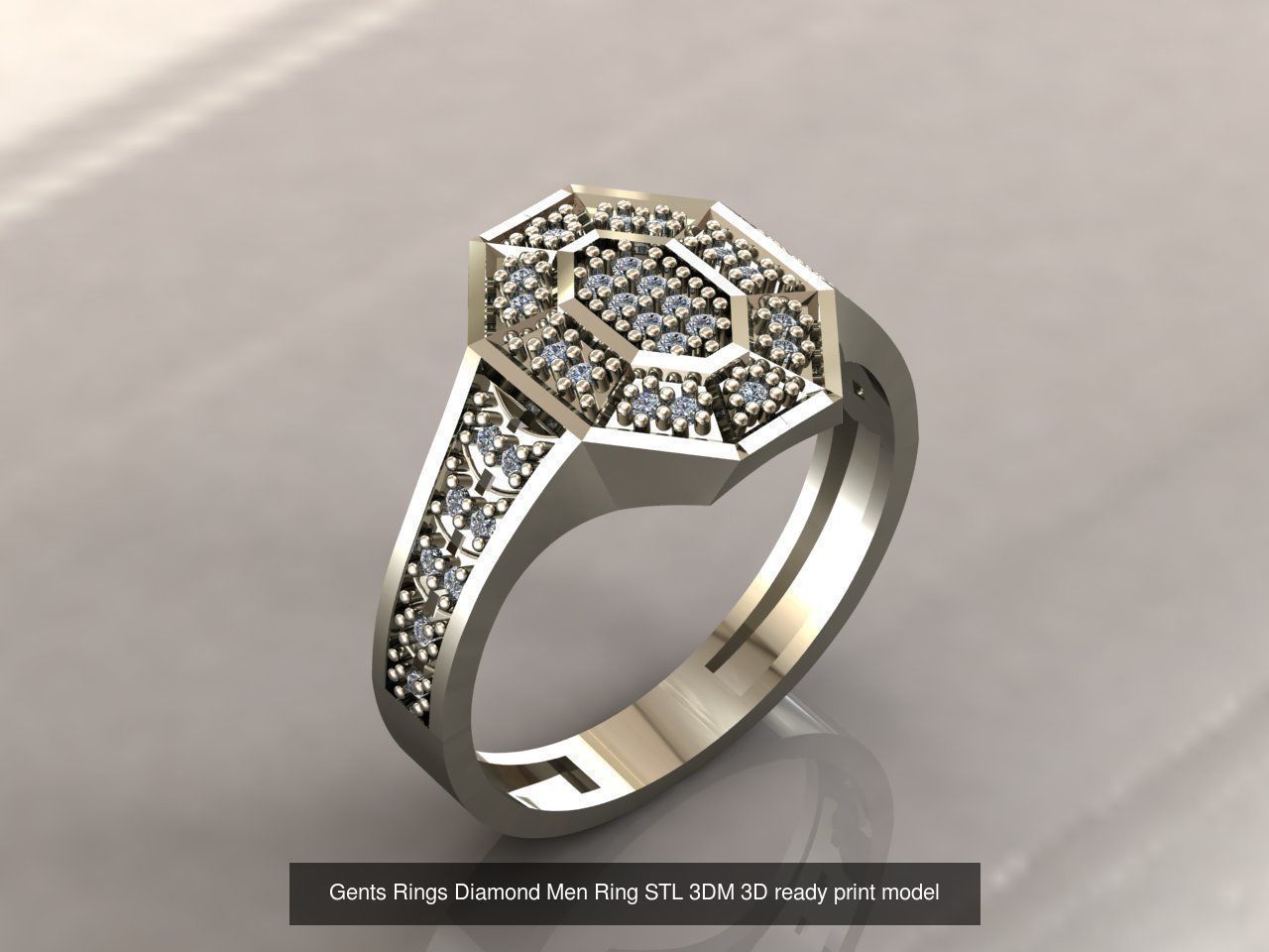 35 Files - STL 3DM Model Gent Ring Gents Ring 3D print model 3D 3D Model Collection_39