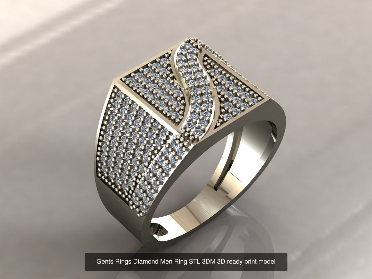 35 Files - STL 3DM Model Gent Ring Gents Ring 3D print model 3D 3D Model Collection_7