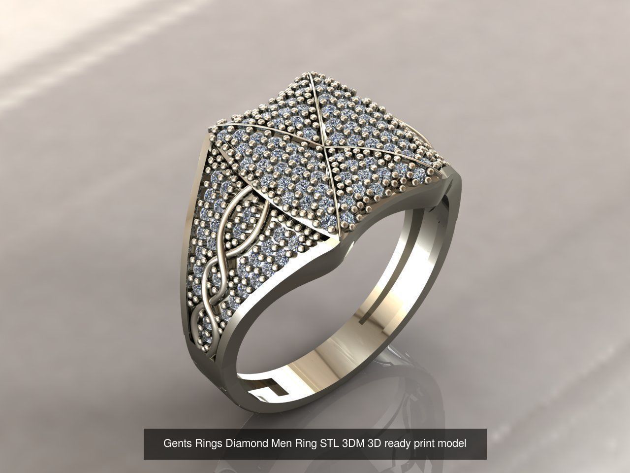 35 Files - STL 3DM Model Gent Ring Gents Ring 3D print model 3D 3D Model Collection_14