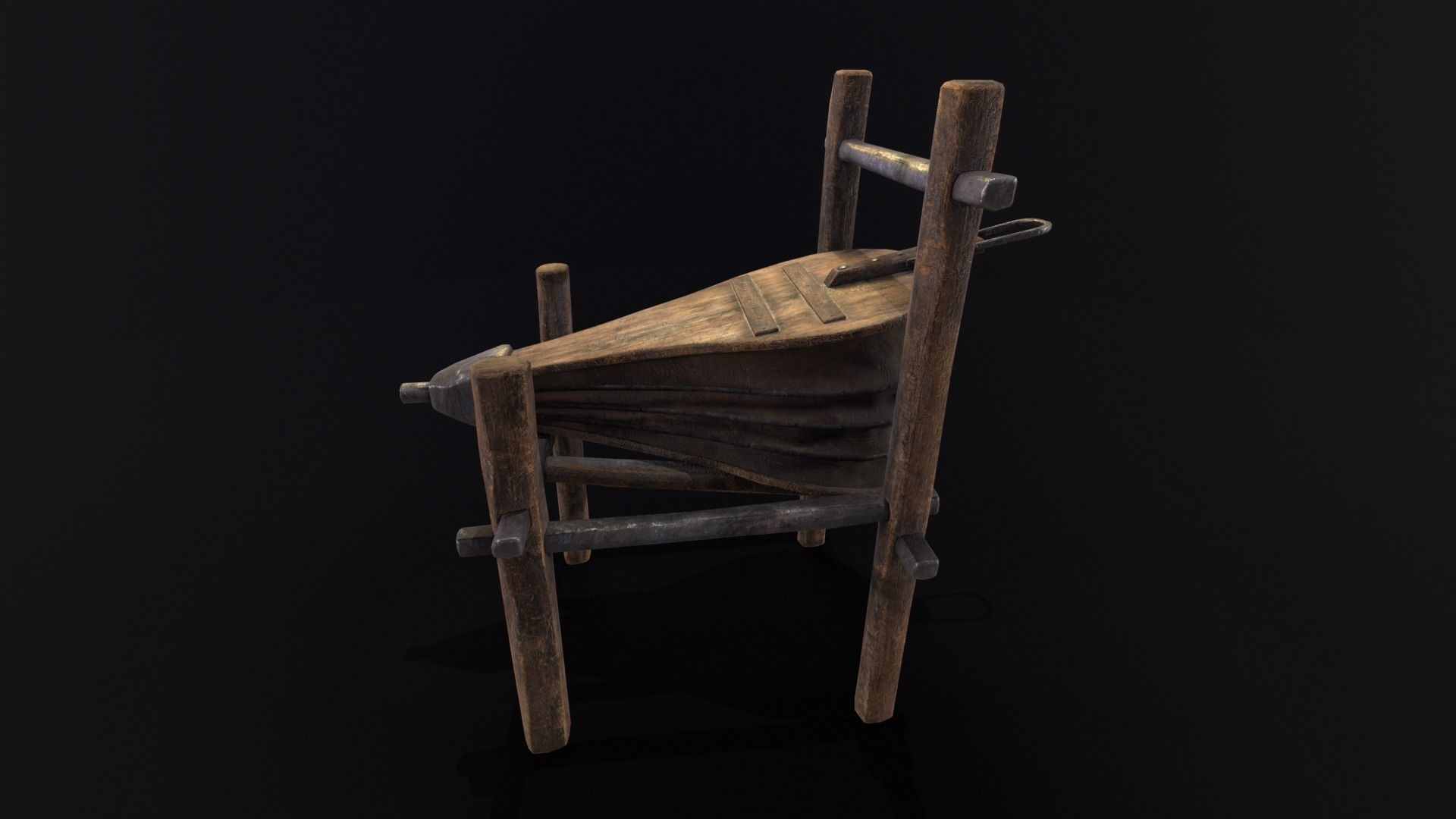 Medieval Bellow Low-poly 3D model_14