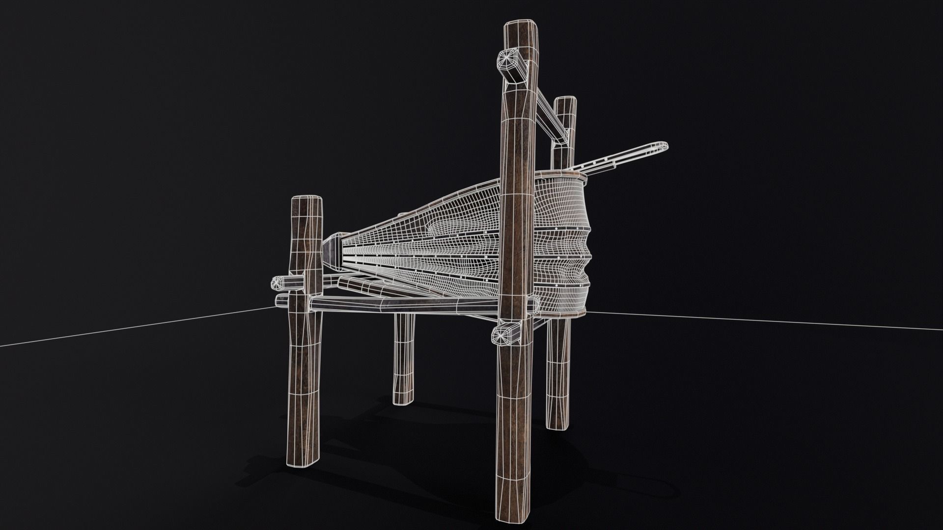 Medieval Bellow Low-poly 3D model_17