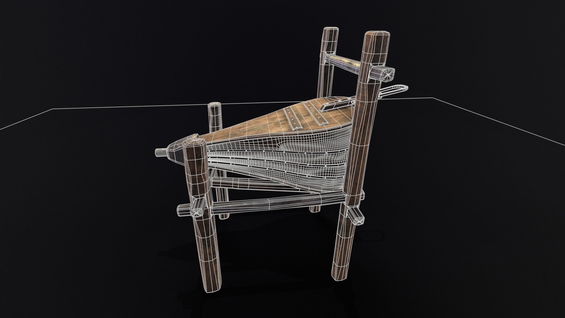 Medieval Bellow Low-poly 3D model_15