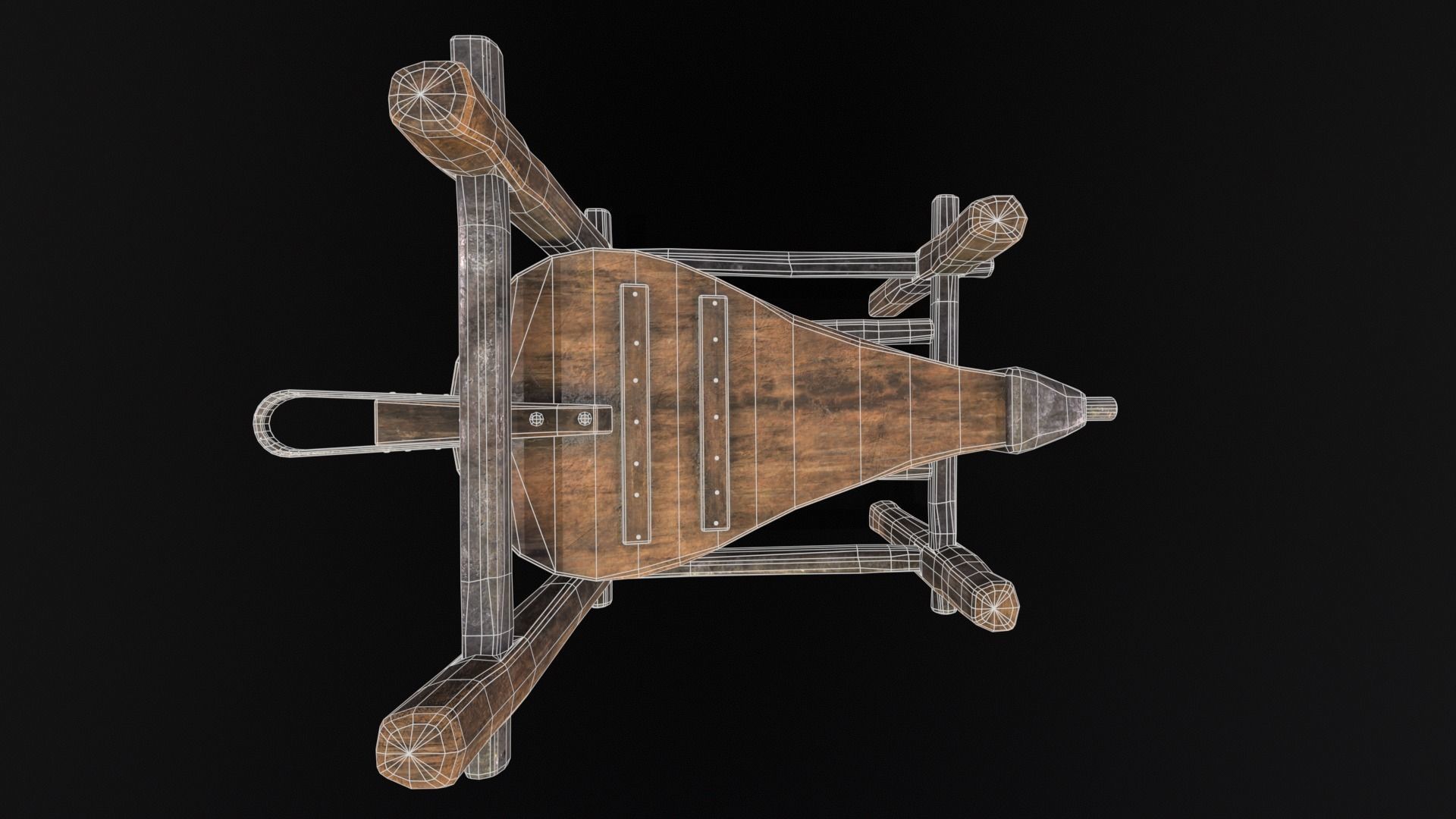 Medieval Bellow Low-poly 3D model_23