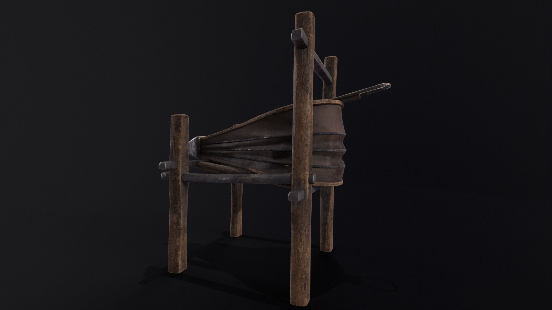 Medieval Bellow Low-poly 3D model_16