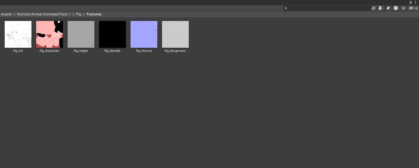 Stylized Pig Animated v001 Low-poly 3D model_11