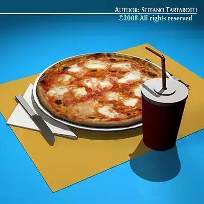 Pizza table set