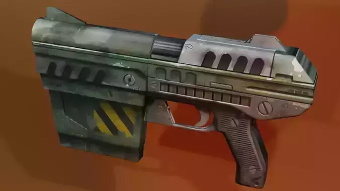 Unreal Tournament Enforcer gun 3D printable 3D print model