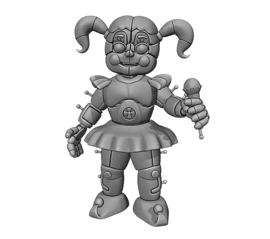 Circus Baby 3D print model_0