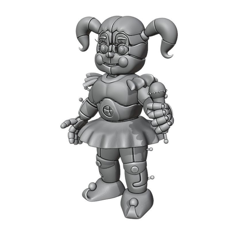 Circus Baby 3D print model_3