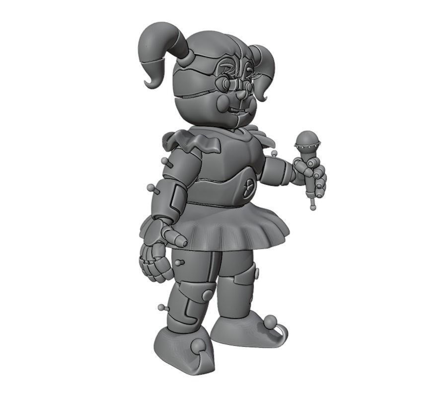Circus Baby 3D print model_1