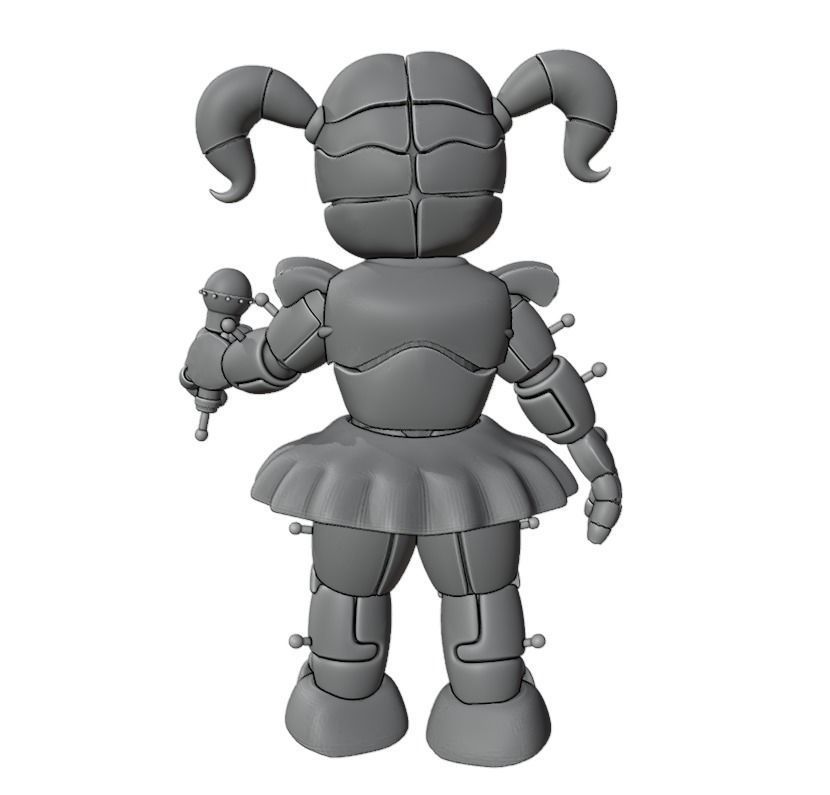 Circus Baby 3D print model_2