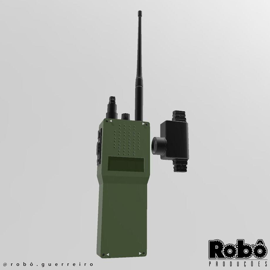 GHOST - DUMMY MILITARY TATICAL RADIO FOR COSPLAY COD MW WARZONE 3D print model_9