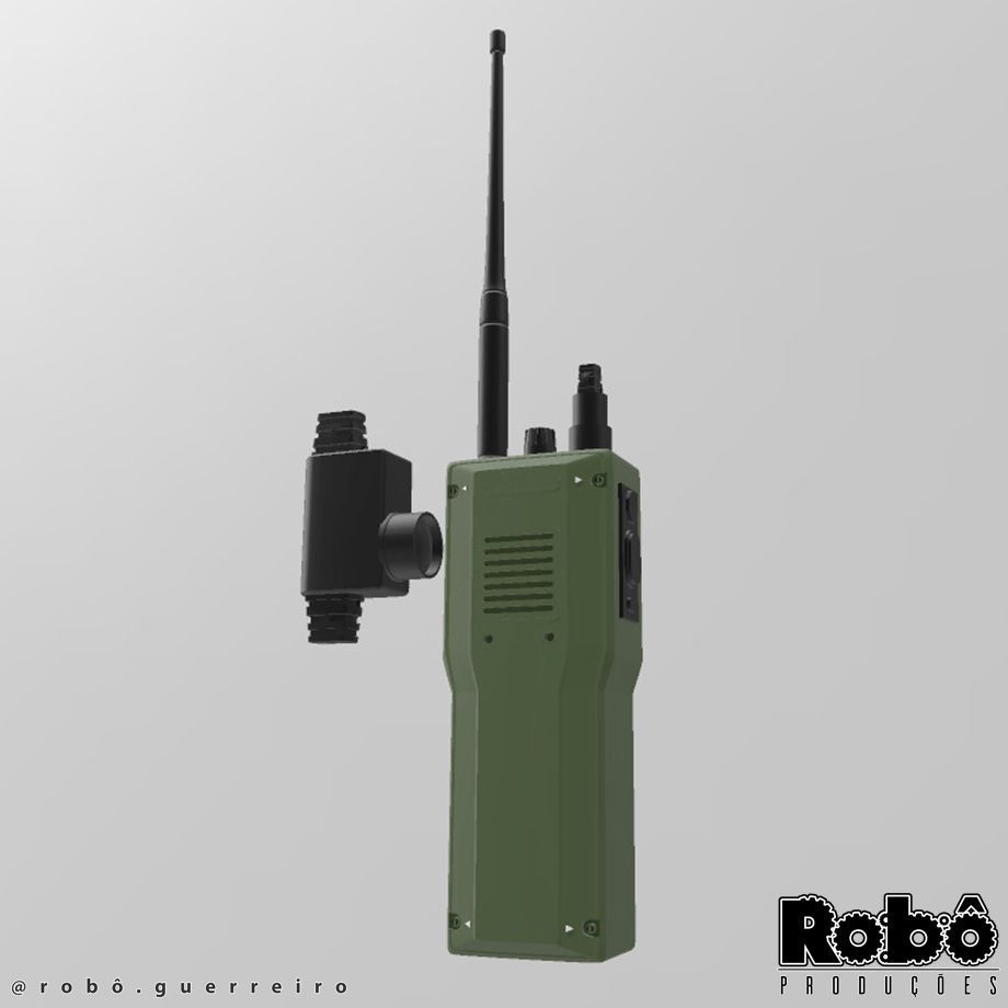 GHOST - DUMMY MILITARY TATICAL RADIO FOR COSPLAY COD MW WARZONE 3D print model_8
