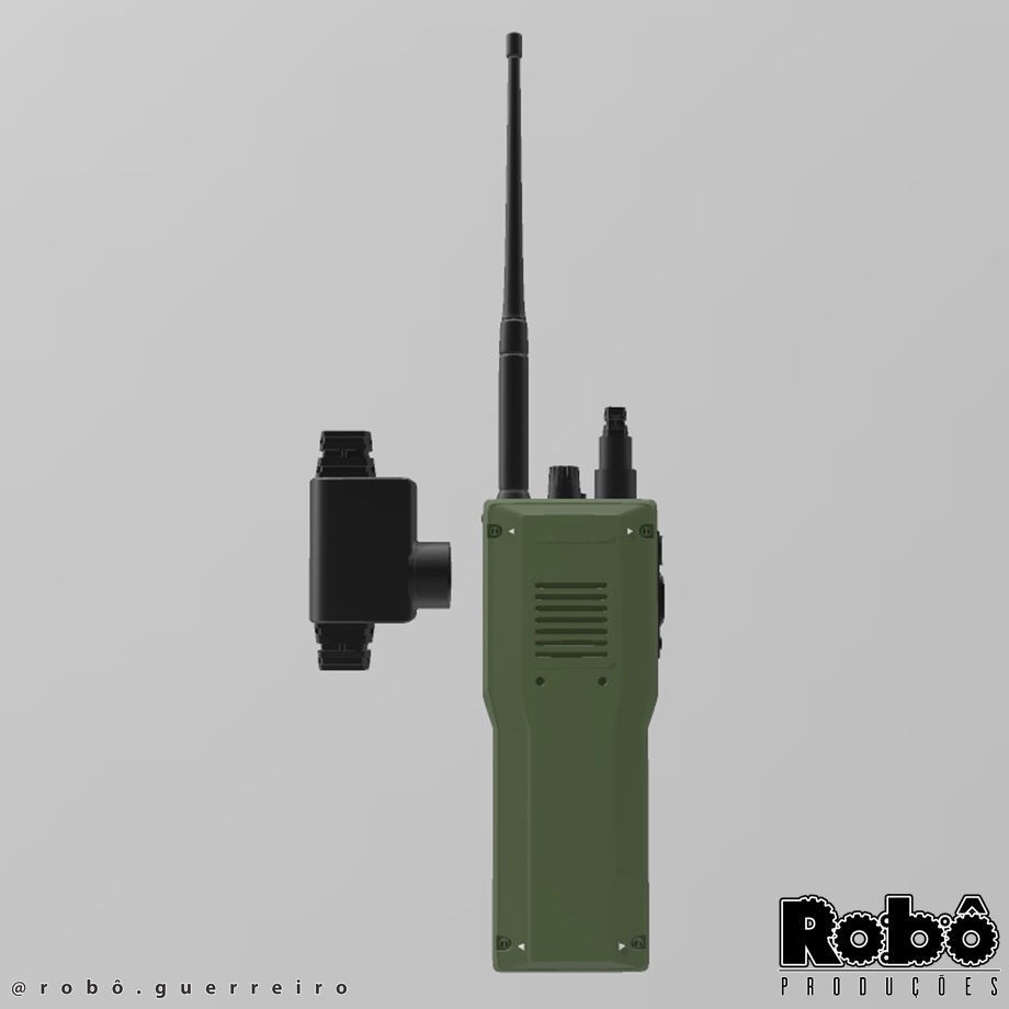 GHOST - DUMMY MILITARY TATICAL RADIO FOR COSPLAY COD MW WARZONE 3D print model_7