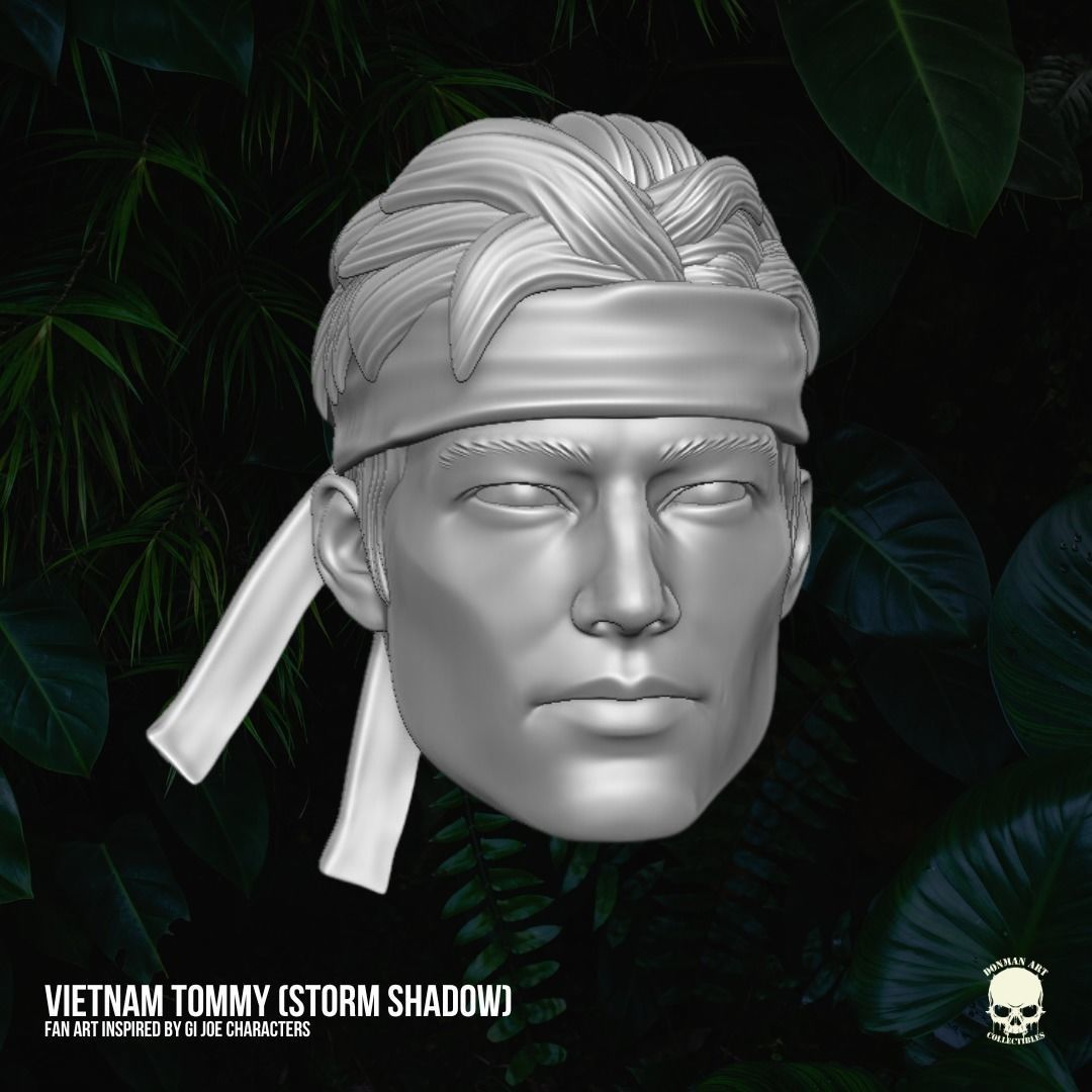 Vietnam Tommy Fan Art Kit 3D printable File For Action Figures 3D print model_15