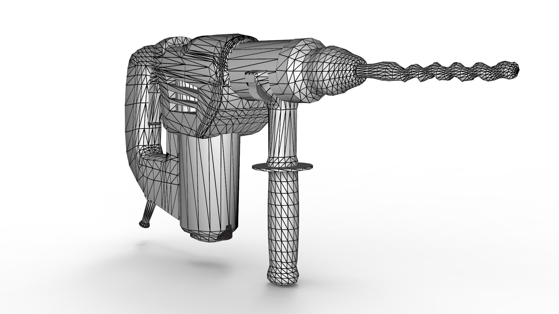 Bosch Drill 3D model_11